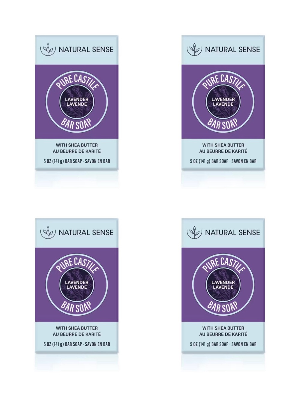 Pure Castile Lavender Bar Soap Set